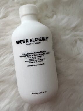 New! Grown Alchemist White & Black Volumising Conditioner Bottle